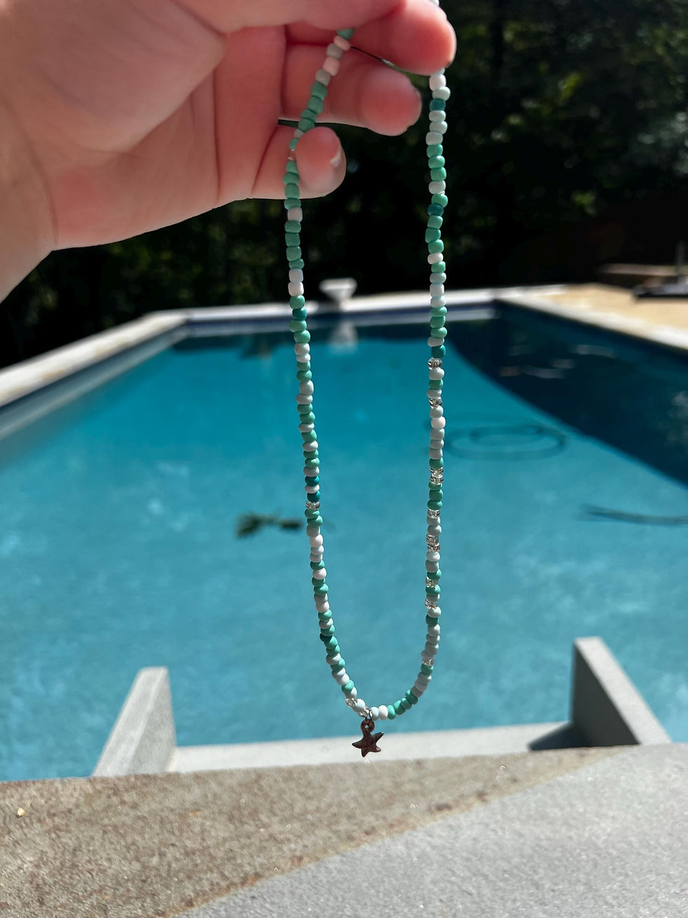 Thumbnail: Starfish Seed Bead Necklace