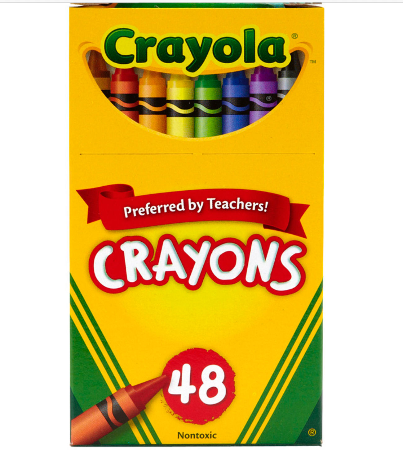 CRAYOLA REGULAR SIZE CRAYON 48PK