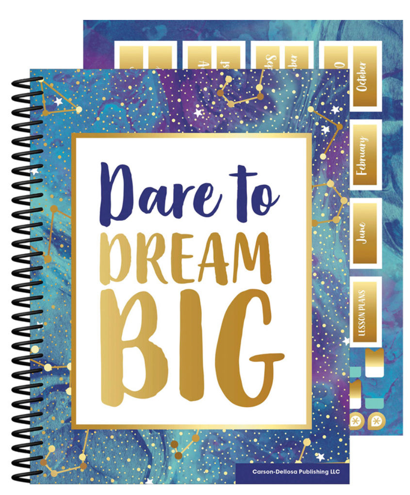 GALAXY TEACHER PLANNER PLAN BOOK