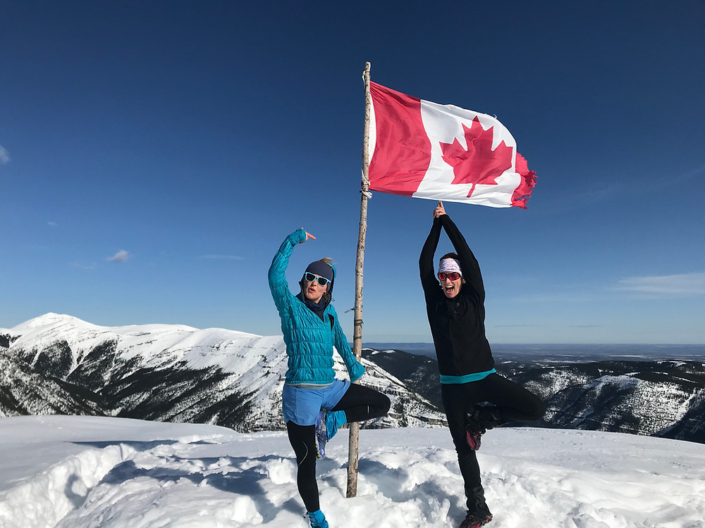 Georgie Islip Run Coach on Prairie Mountain, West Bragg, Alberta