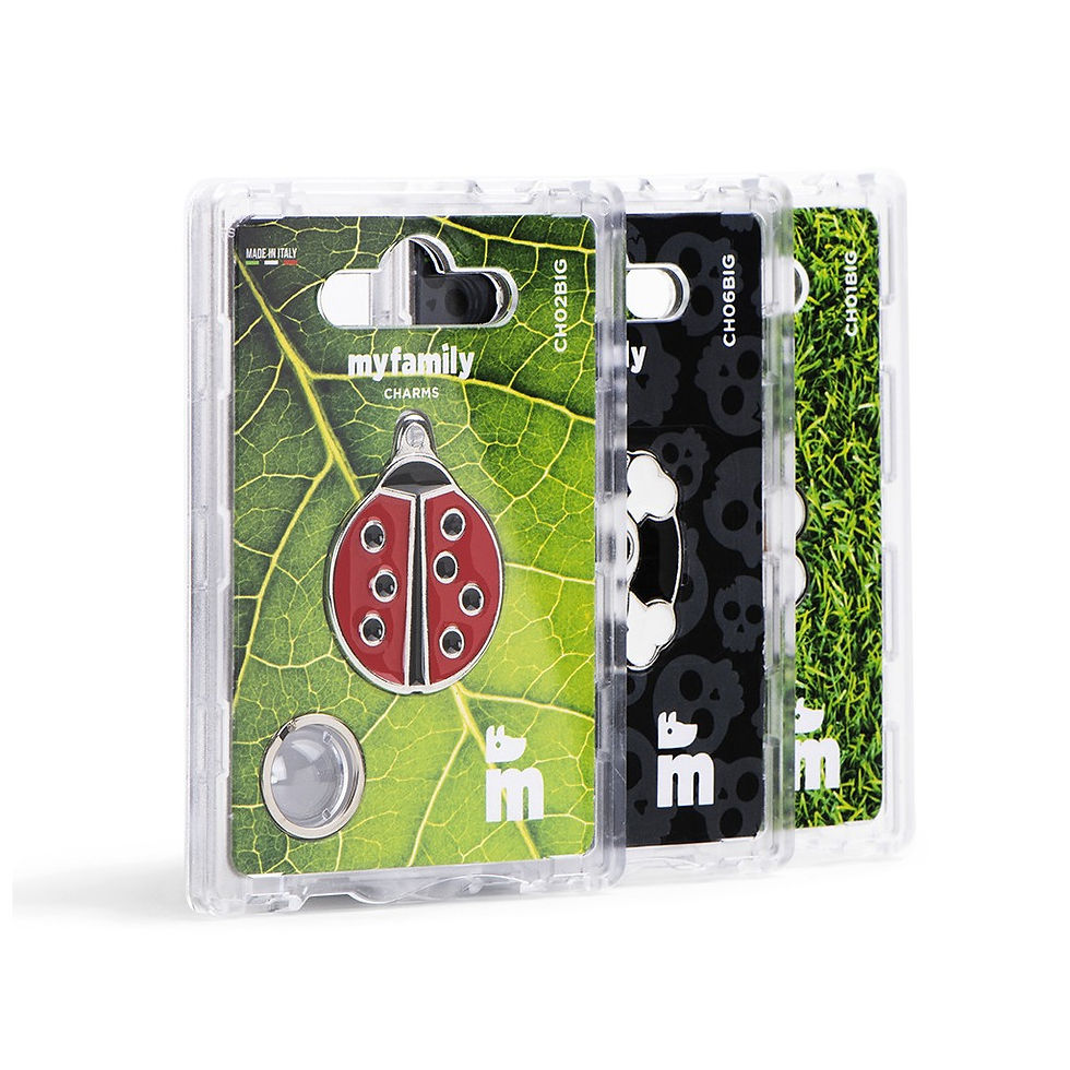 縮圖：MY FAMILY Charms Big "Happy!" ID Tag