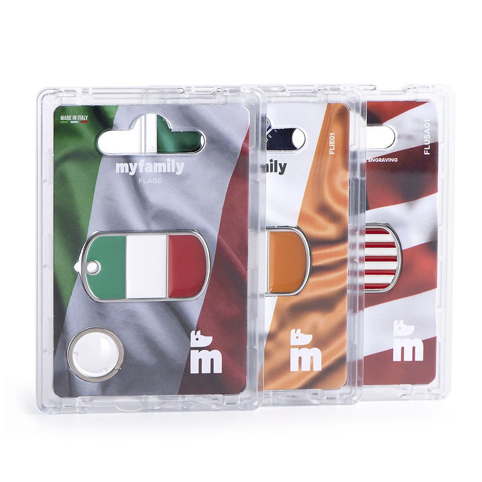 縮圖：MY FAMILY Flags Portugal ID Tag