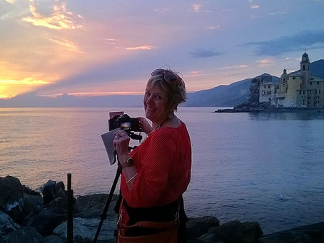 With Noline in Camogli