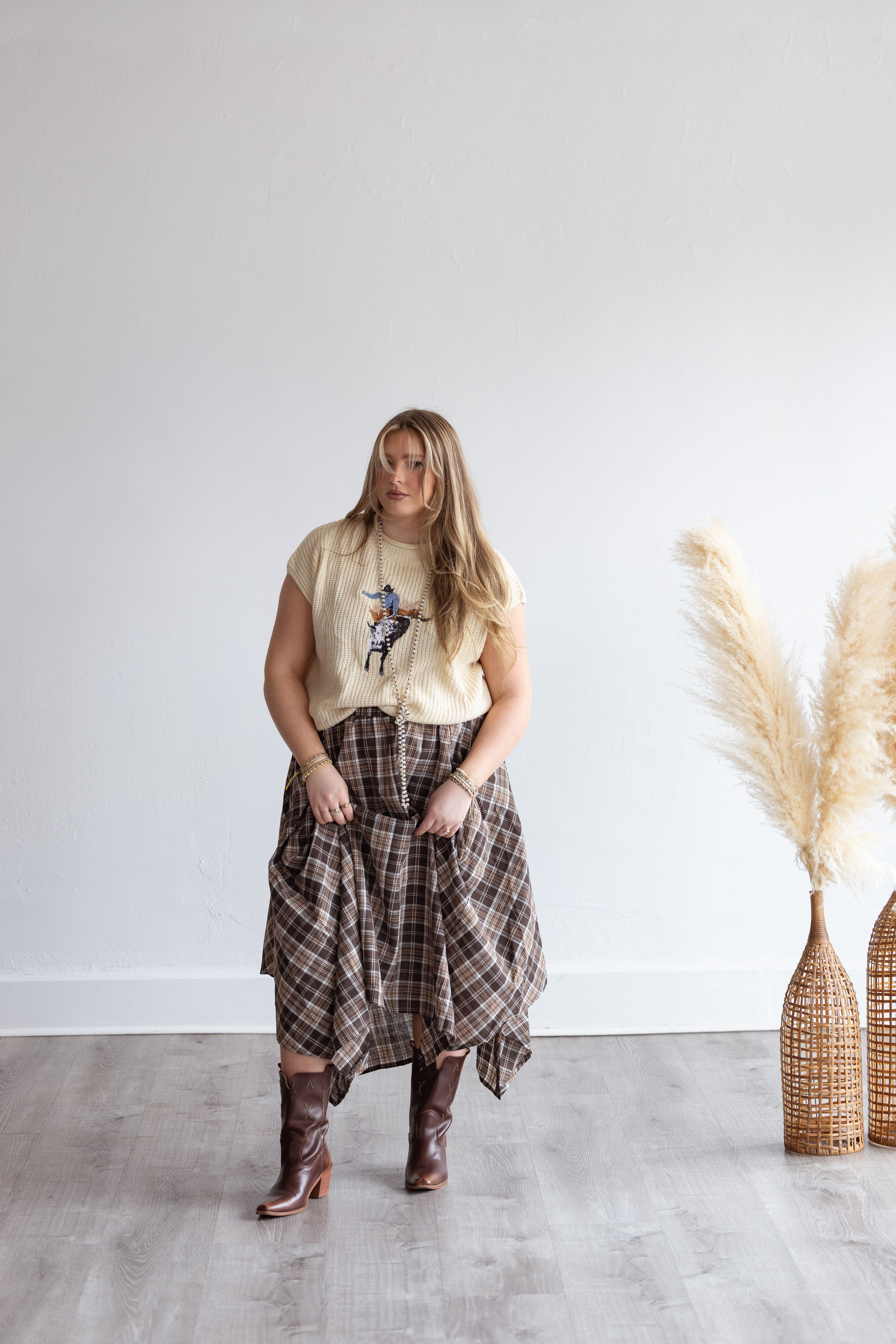 Prairie Plaid Skirt