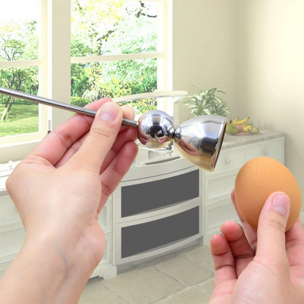 Thumbnail: Egg Opening Device,  With Drop-Down Weight