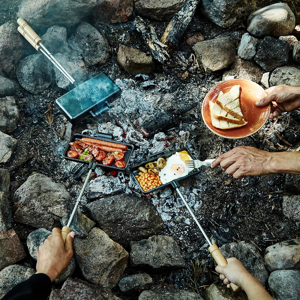 Thumbnail: Cast Iron Pie Iron - Campfire Pie Iron Sandwich Maker