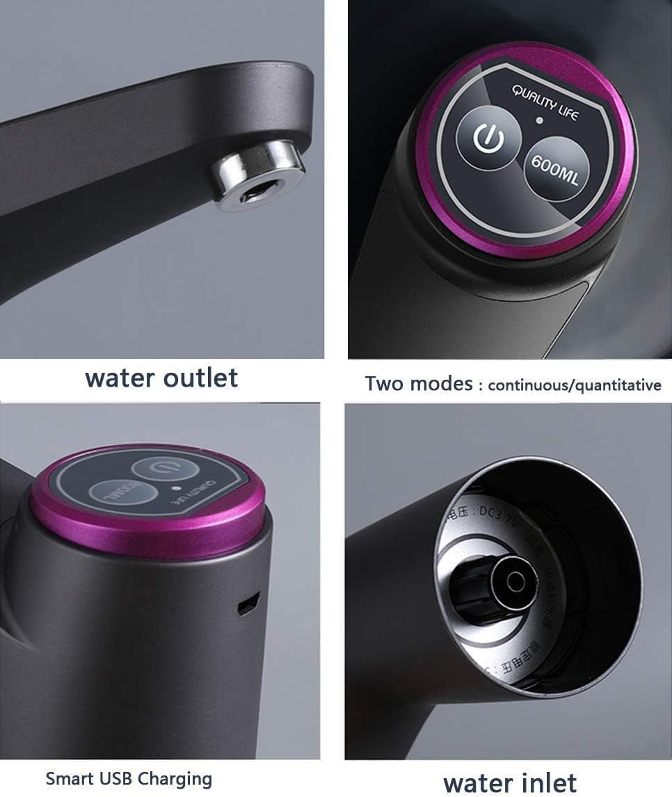 Thumbnail: Portable Water Dispenser for Universal 3, 4 and 5 Gallon with USB Electric Charg