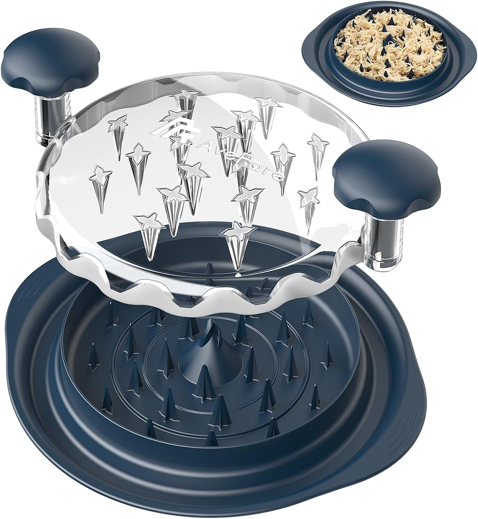 Thumbnail: Pro Chicken Shredder Tool, Dishwasher Safe, Non-Slip and Cleaning Brush
