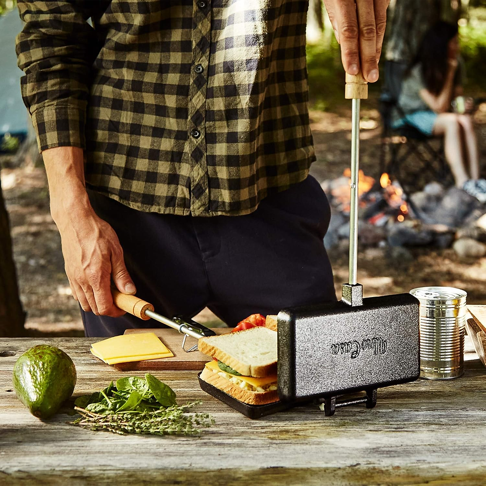 Thumbnail: Cast Iron Pie Iron - Campfire Pie Iron Sandwich Maker