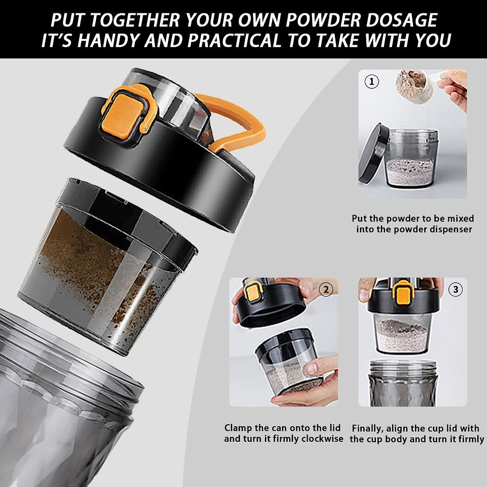 Thumbnail: Electric Protein Shaker Bottle, Portable Pre Workout Self Mixing Cup