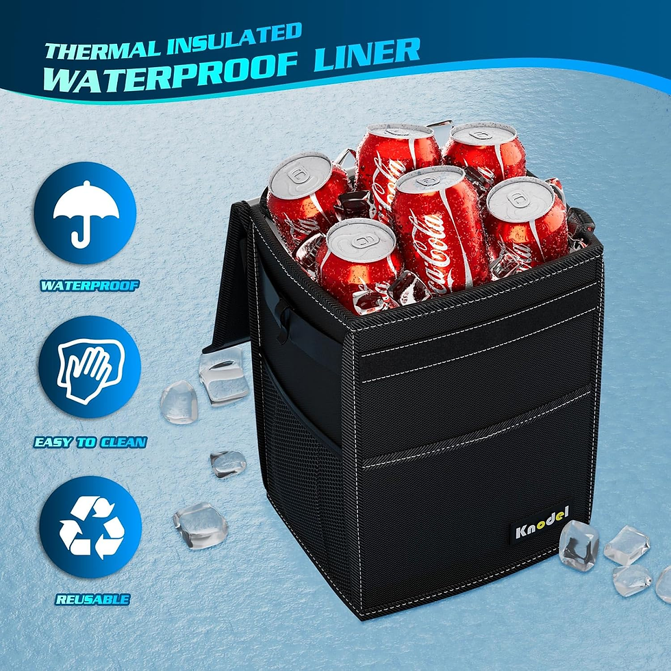 Thumbnail: Leak and Waterproof Car Garbage Can with Lid