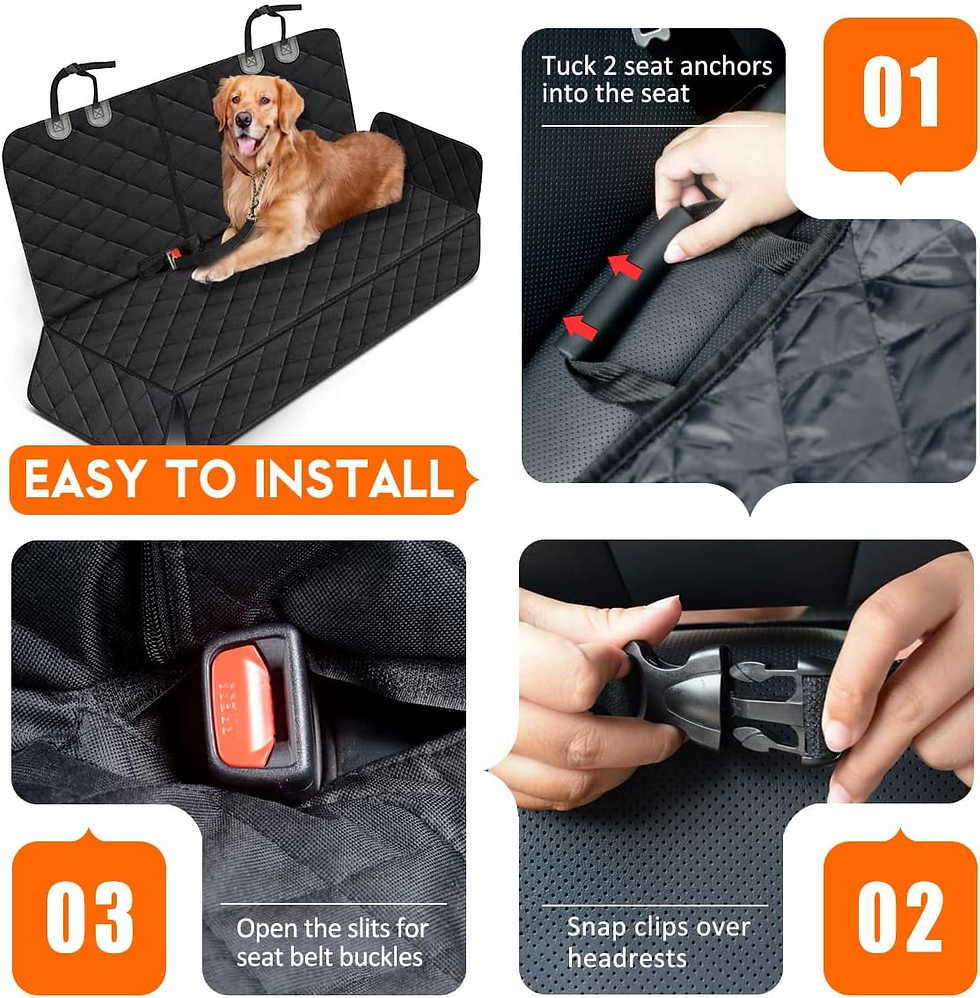 Thumbnail: Waterproof Dog Car Seat Cover