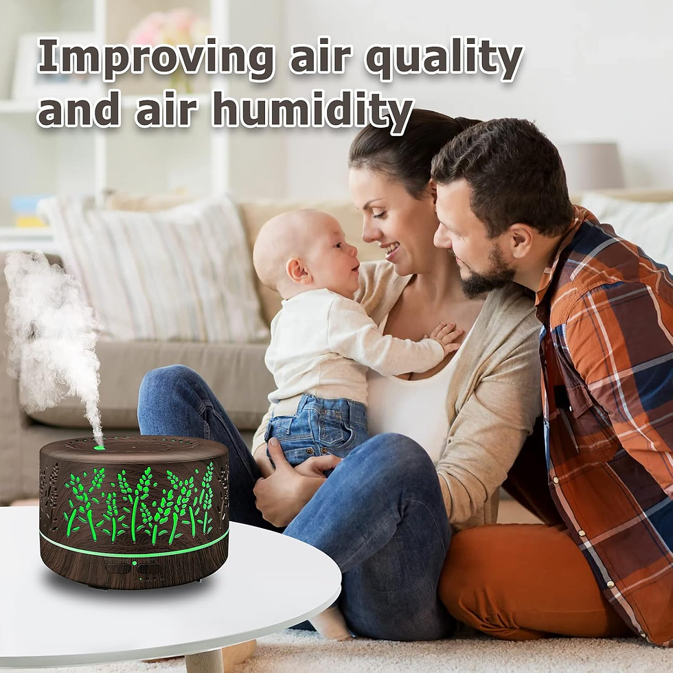 Thumbnail: Diffusers for Essential Oils 600Ml, with Cool Mist Humidifier