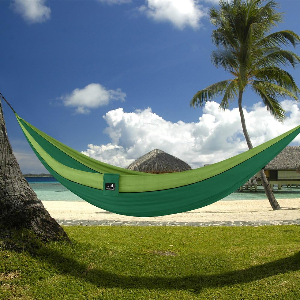 Thumbnail: Camping Hammock with Straps for Adults & Kids