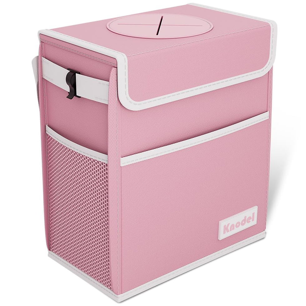 Thumbnail: Leak and Waterproof Car Garbage Can with Lid