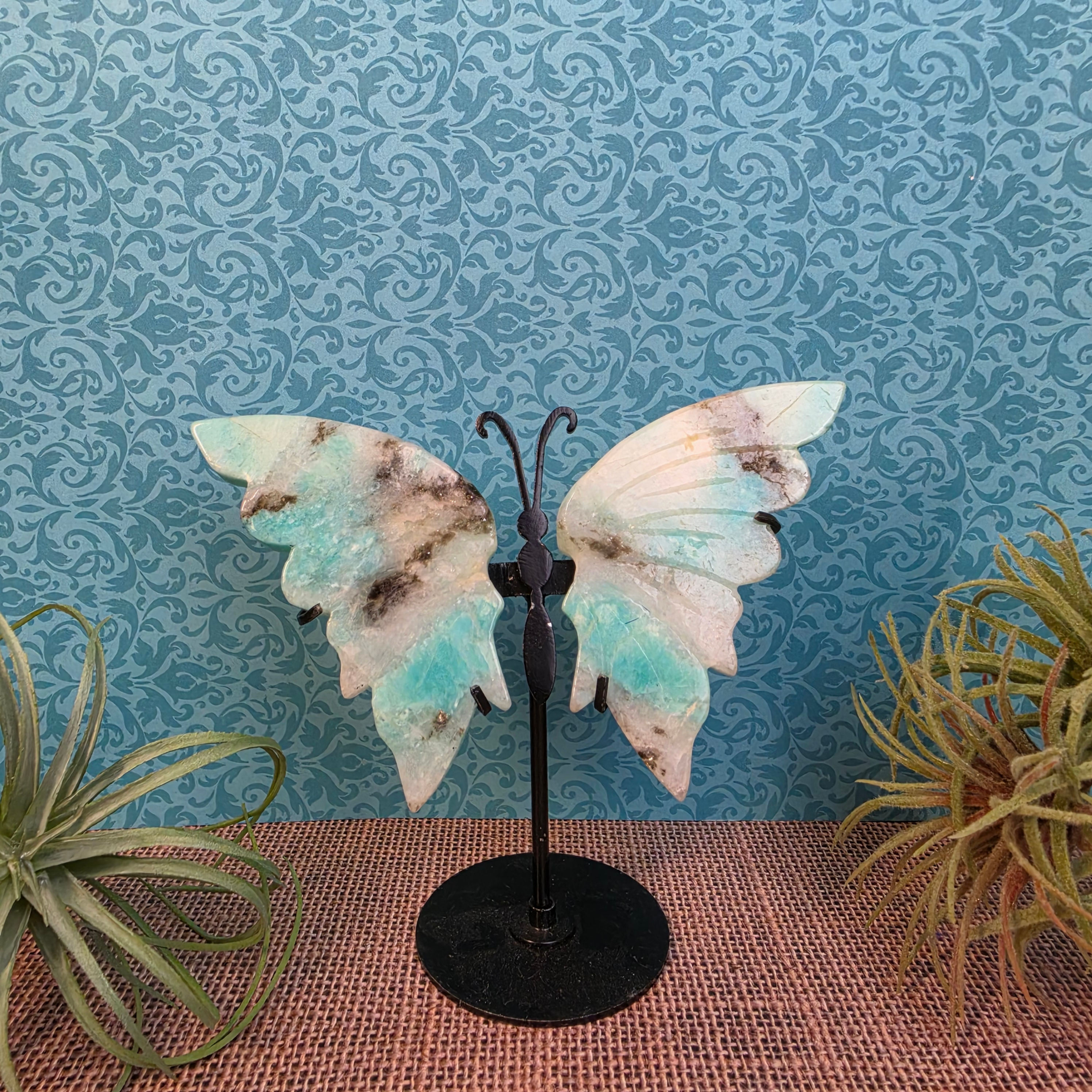 Amazonite Butterfly Wings
