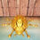 Thumbnail: Gold 3D printed customizable Ladybug (Scarab beetle) jewelry box with wings closed