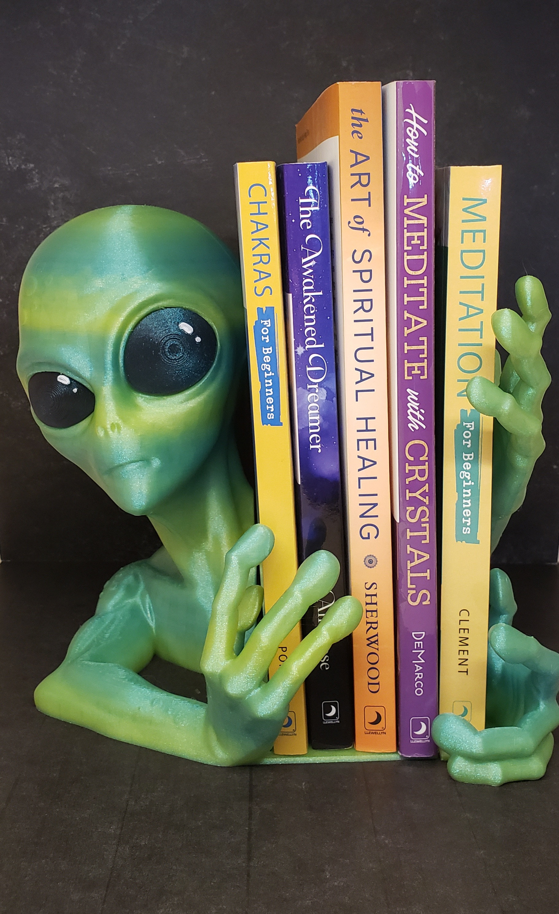 Shelf Invader Bookends