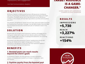 How McPherson Cleaners Achieved Success with Paid Social Campaigns: Media Analytics White Paper