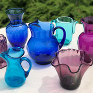 Blues and Purples Pitchers and Vases