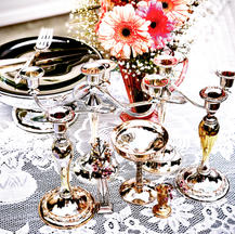 Silver Candlesticks & Candelabras $2 - $8