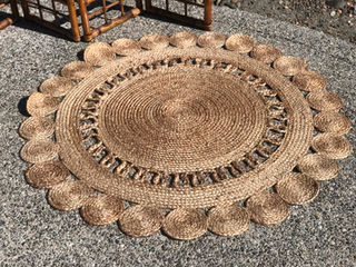 4 foot round Boho Rug - $25