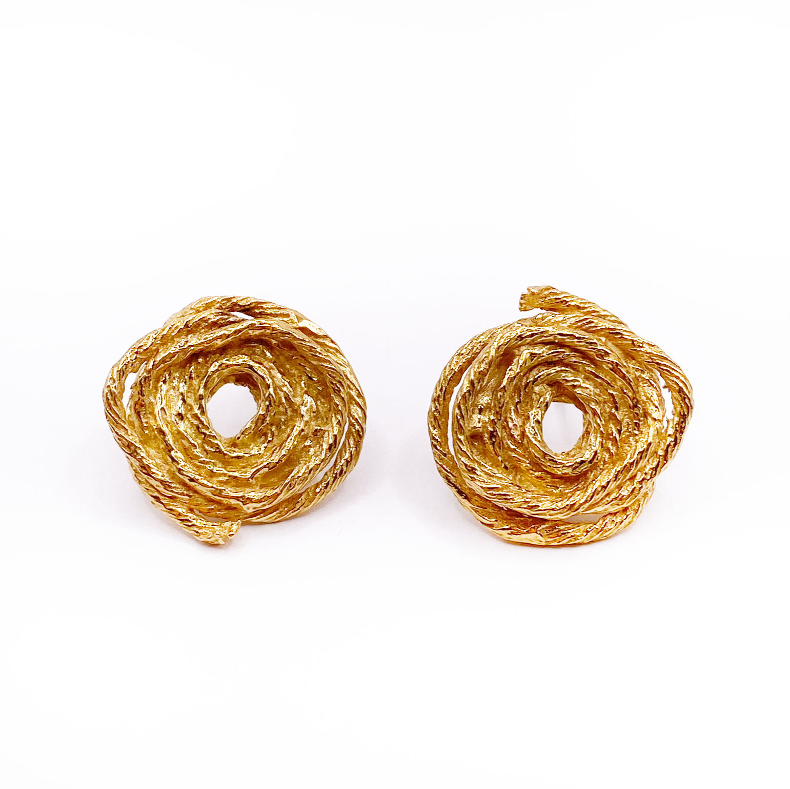 Brincos Touch em Prata Dourada