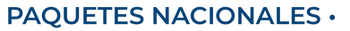 texto de paquetes nacionales