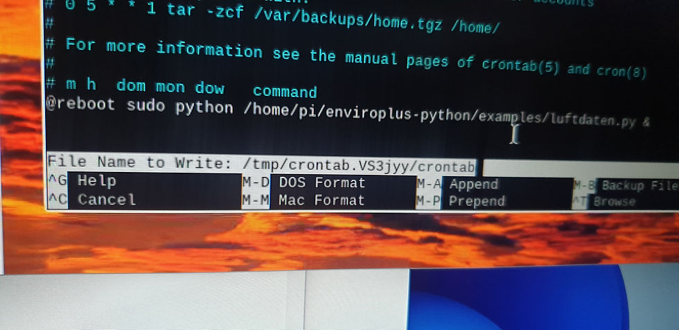 terminal window