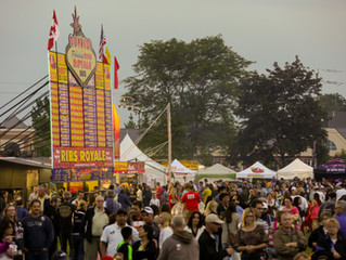 Parking etiquette at Ribfest