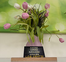 stilvolle Blume um auf das Hypnoseangebot hinzuweisen