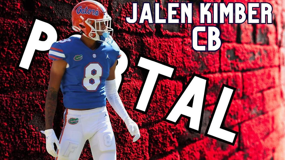 FLORIDA FOOTBALL: CB Jalen Kimber Enters Transfer Portal