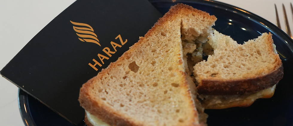 AFB Grilled Cheese at a Haraz Coffee House location