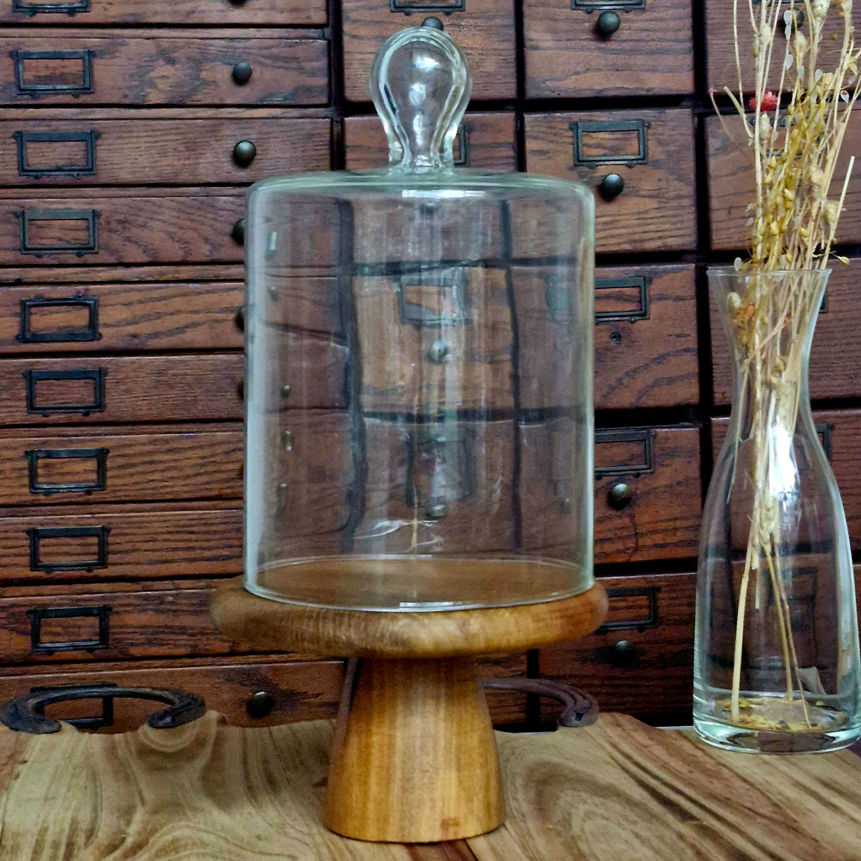 Campana Alta [17x20] + Pie de Madera [20x13]