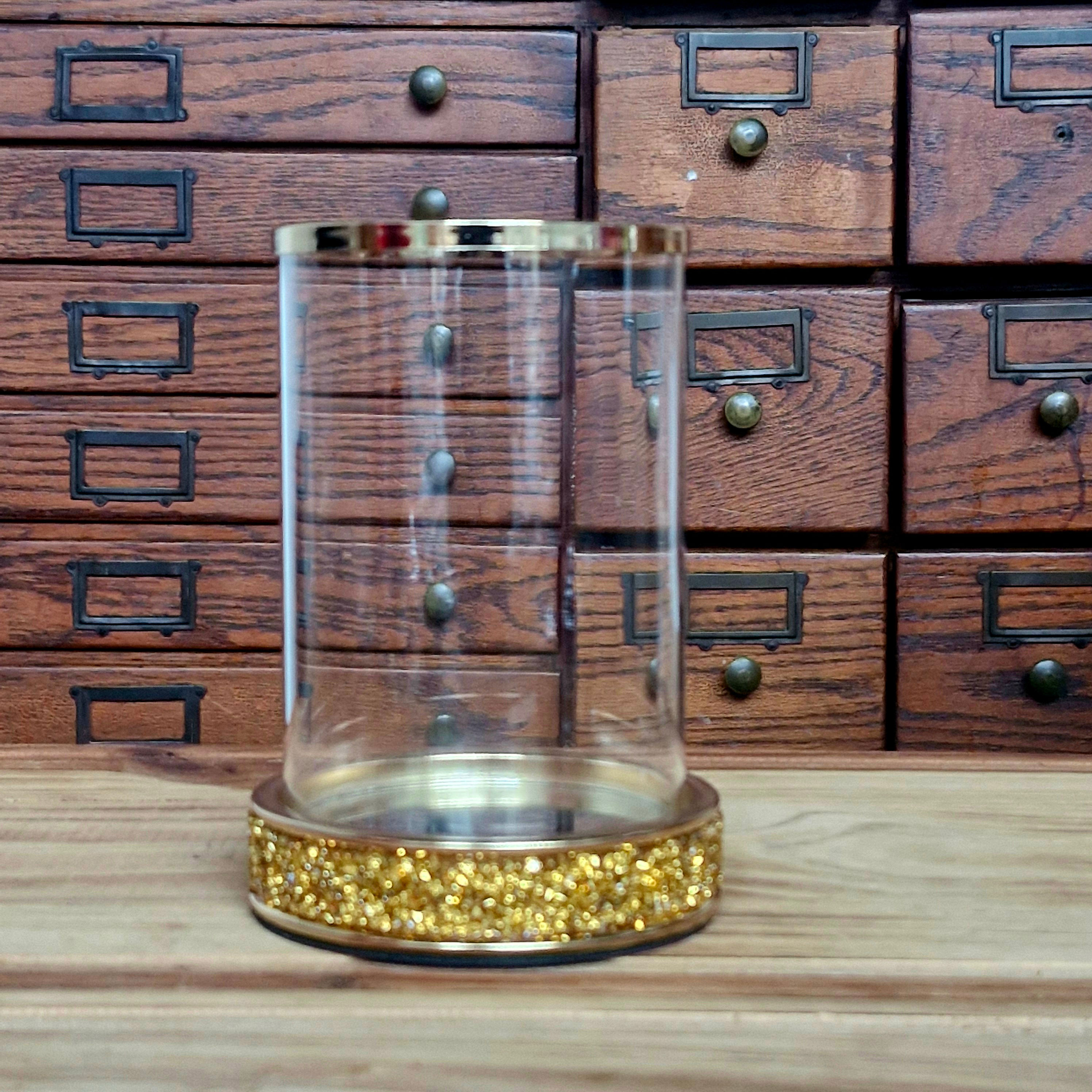 Candelabro Estrass Dorado [8x15cm]desmontable 