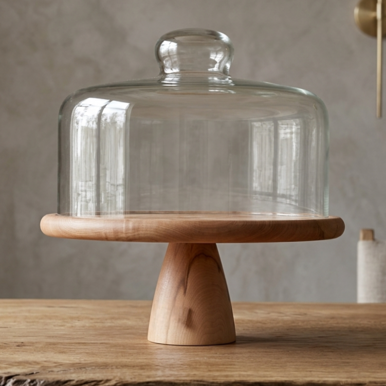 Campana Analia XL Ø30cm + Pie Madera 33cm