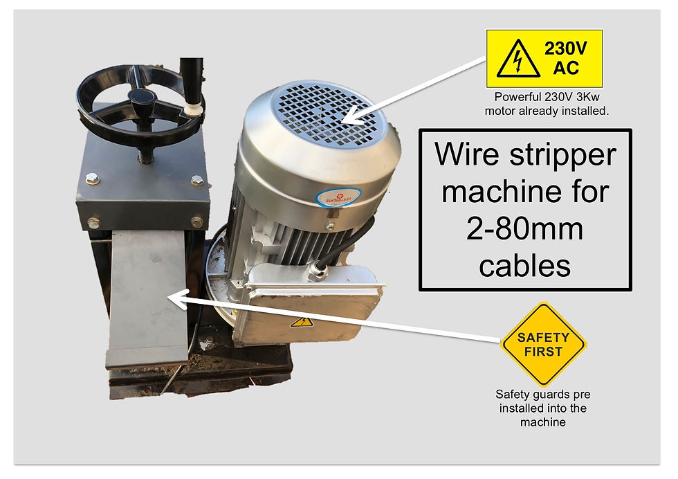 Thumbnail: Wire stripper machine, 2-80mm
