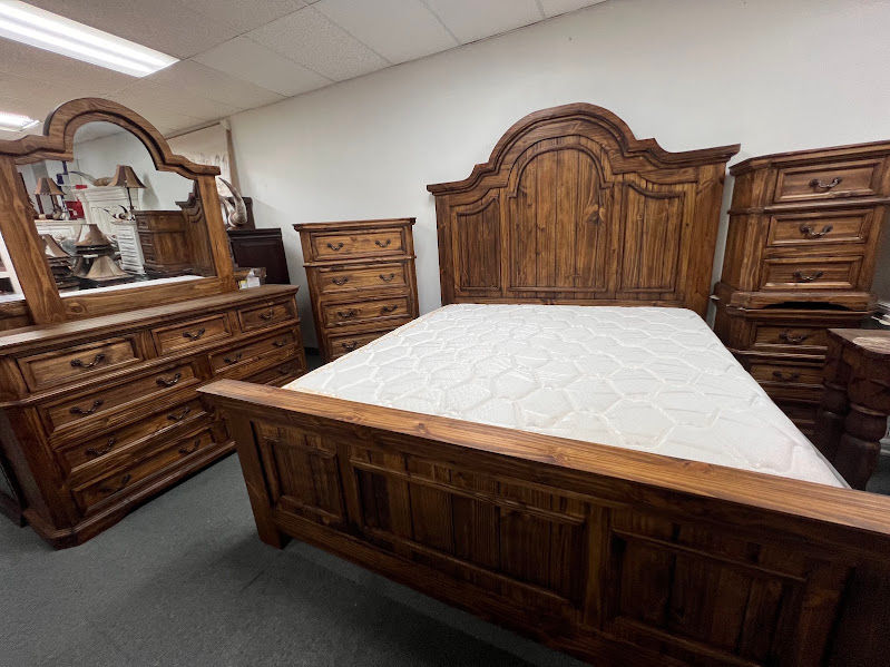 Lakeside Rustic Queen Brown Bedroom Set