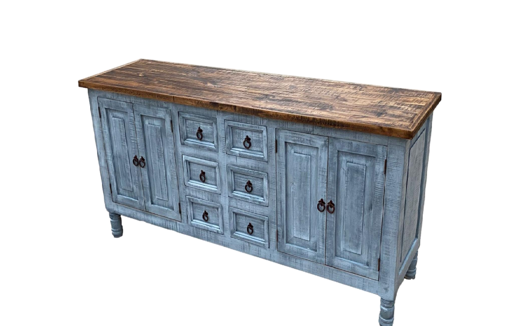 Clemente Kings Blue Credenza 72"