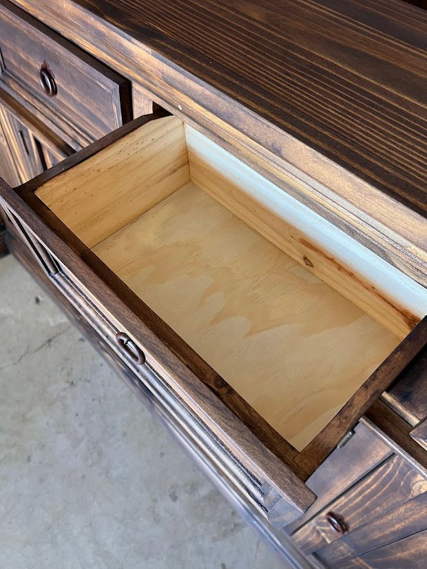 Thumbnail: Zamy Brown Console Entryway Table 74"