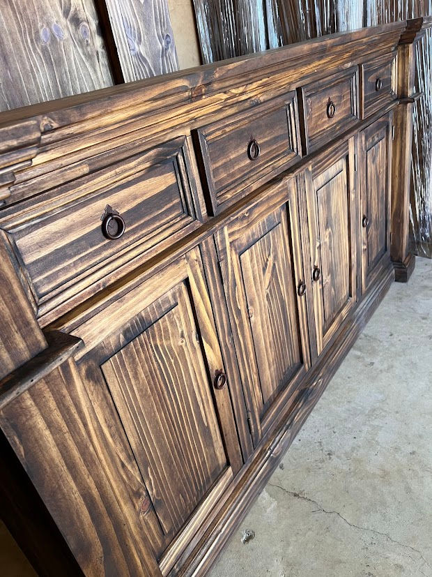 Thumbnail: Zamy Brown Console Entryway Table 74"