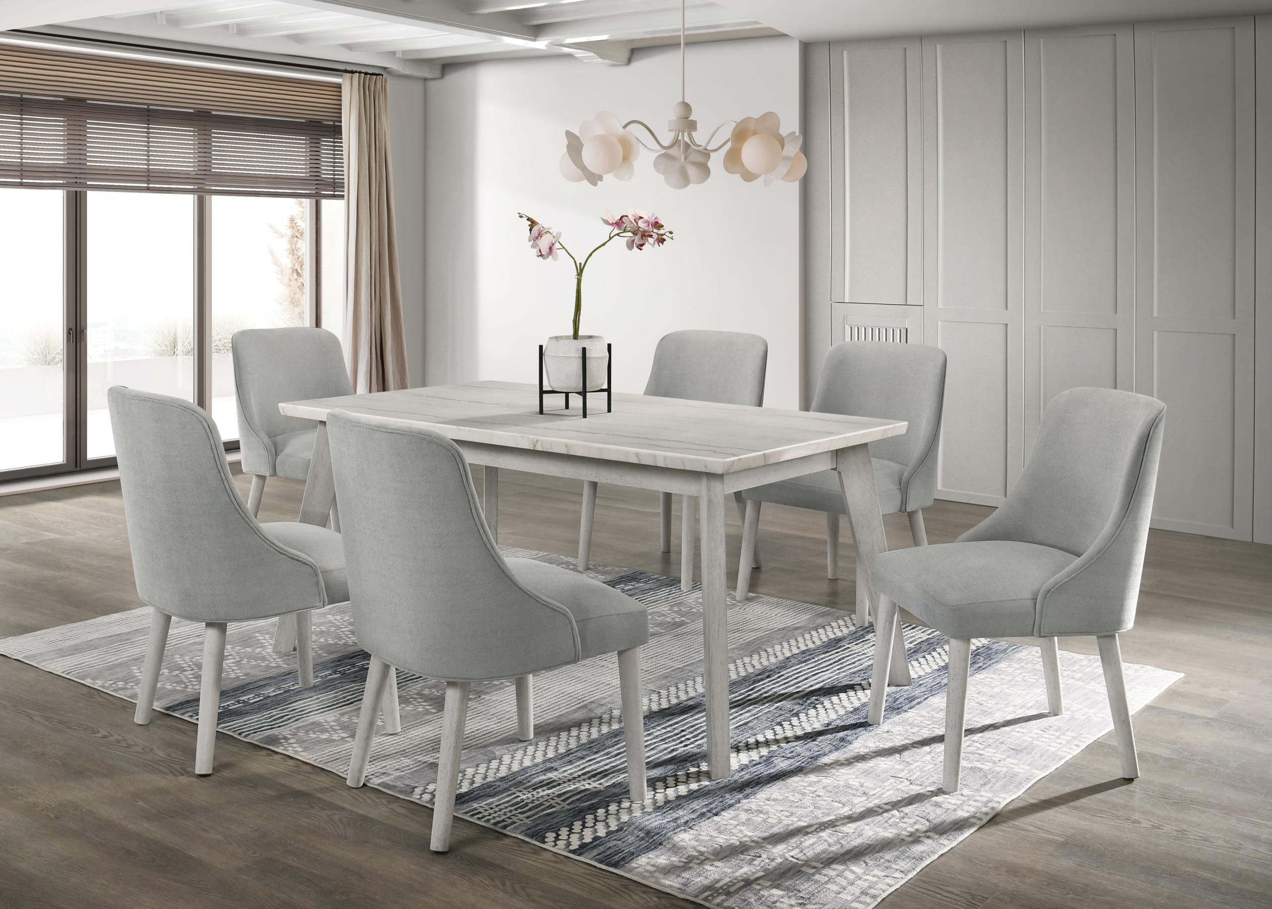 Pisa Stone Dining Table Set