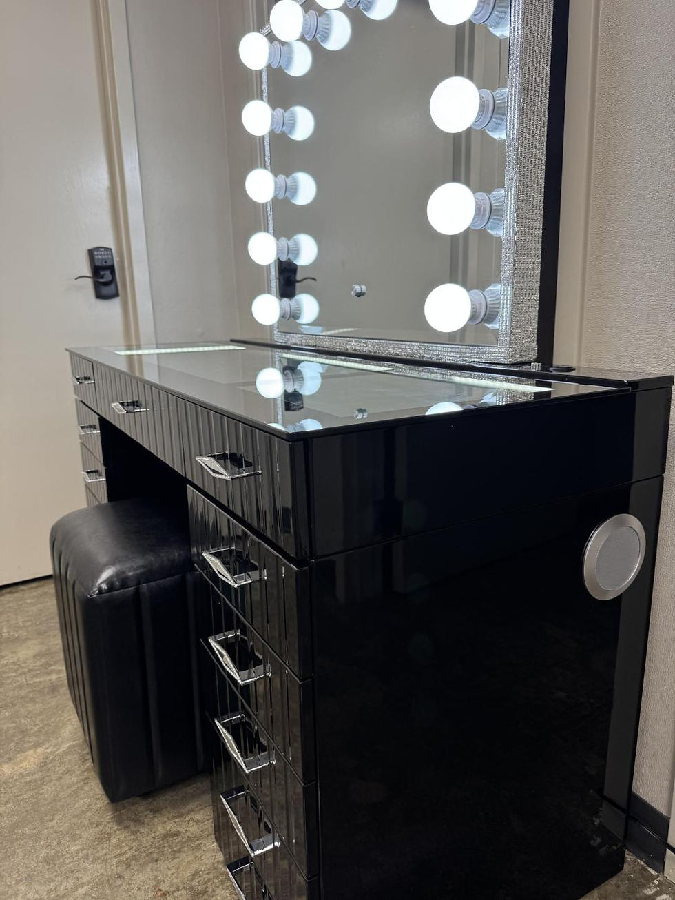 Thumbnail: Princess Vanity Black LED Bluetooth
