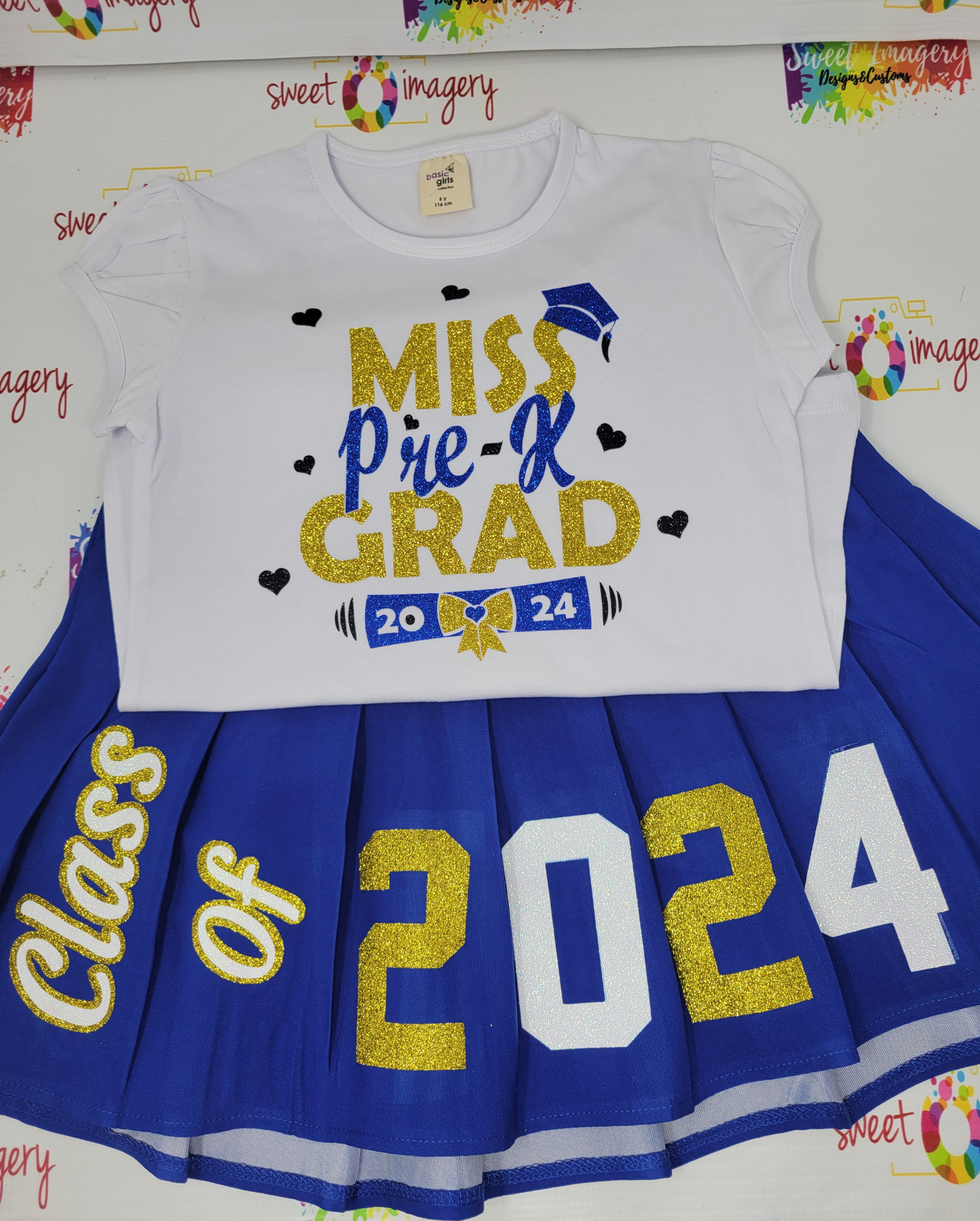 Graduation Skirt and T-shirt