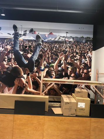 Peel and stick at vans sneakers in Atlantic City