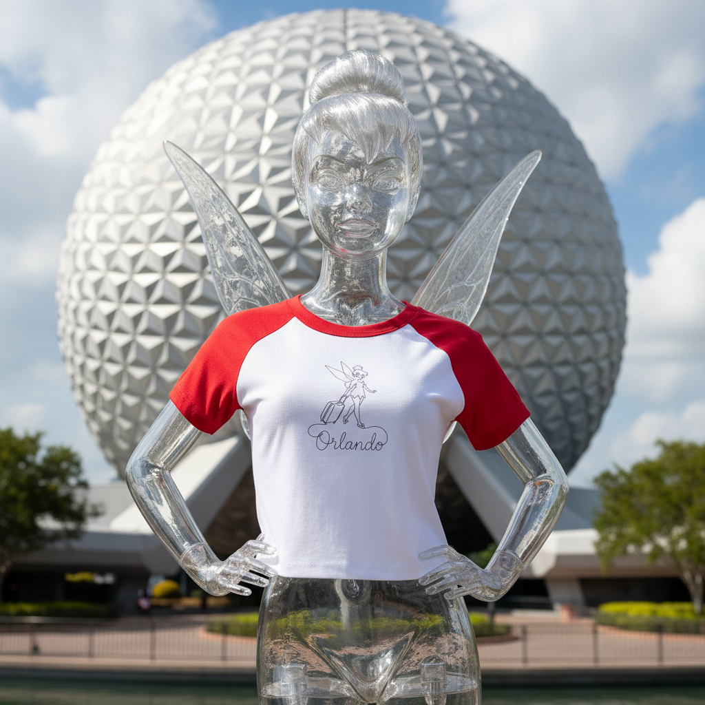 Orlando Embroidered Tee