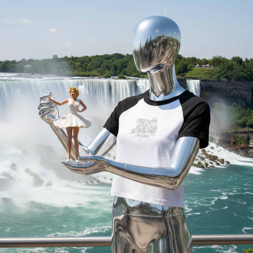 Niagara Falls Embroidered Tee
