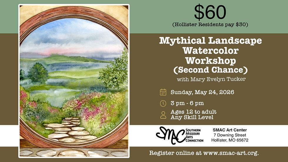 Mythical Landscape Watercolor Workshop (second chance) with Mary Evelyn Tucker