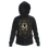 Thumbnail: Zip Hoodie - OM Metatron front - logo back - footprints sleeves- Amanda's Design
