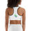 Thumbnail: Sports bra - OM Metatron- Back - footprints - Amanda's Design
